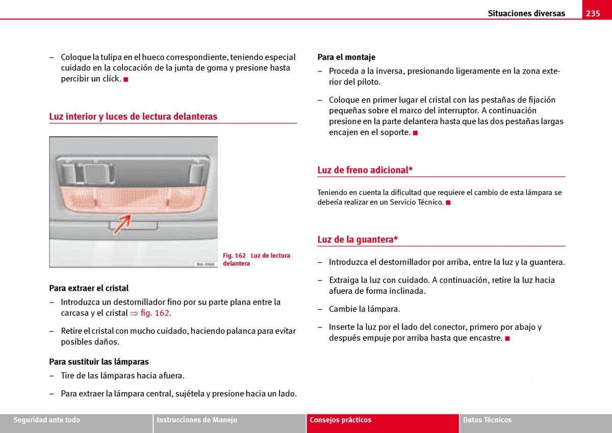 Seat Ibiza III 3 manual del propietario / page 237