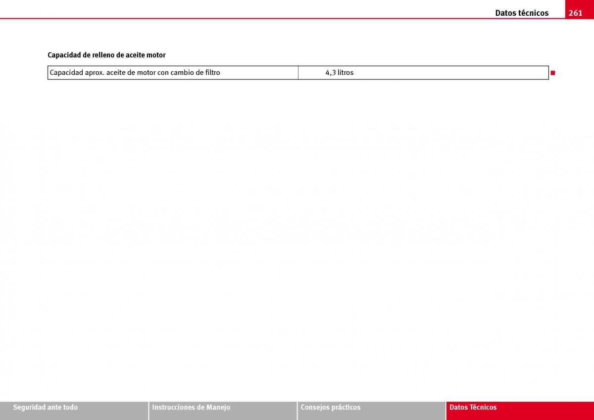 Seat Ibiza III 3 manual del propietario / page 263