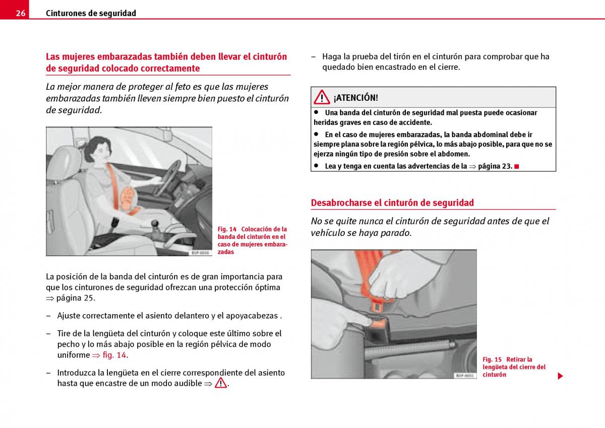 Seat Ibiza III 3 manual del propietario / page 28