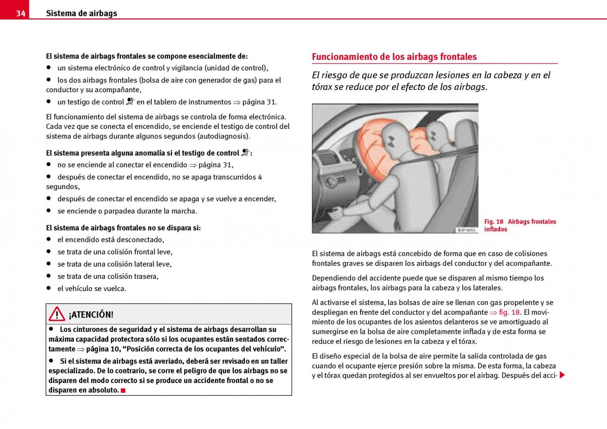 Seat Ibiza III 3 manual del propietario / page 36