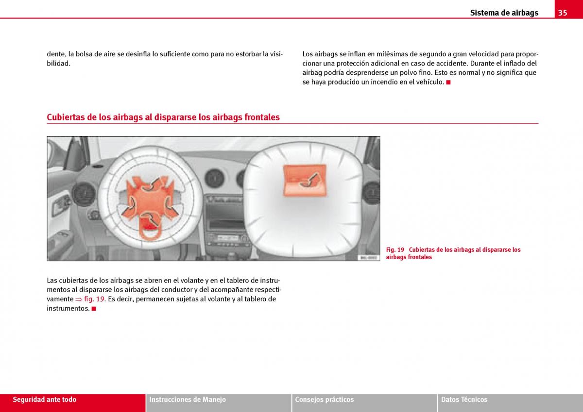 Seat Ibiza III 3 manual del propietario / page 37