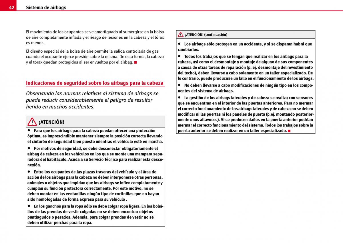 Seat Ibiza III 3 manual del propietario / page 44