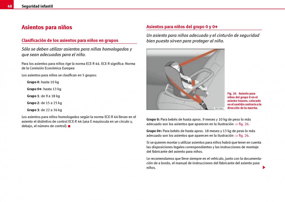 Seat Ibiza III 3 manual del propietario / page 50