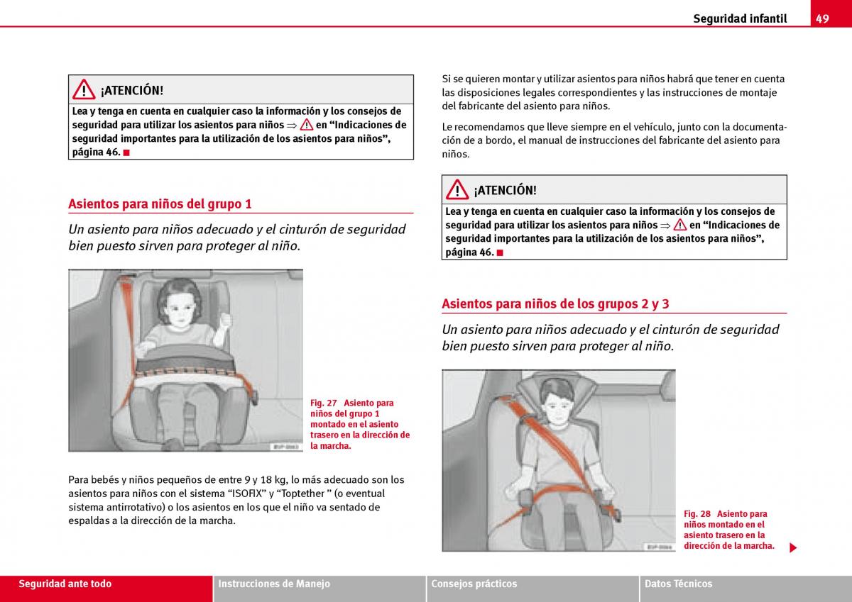 Seat Ibiza III 3 manual del propietario / page 51