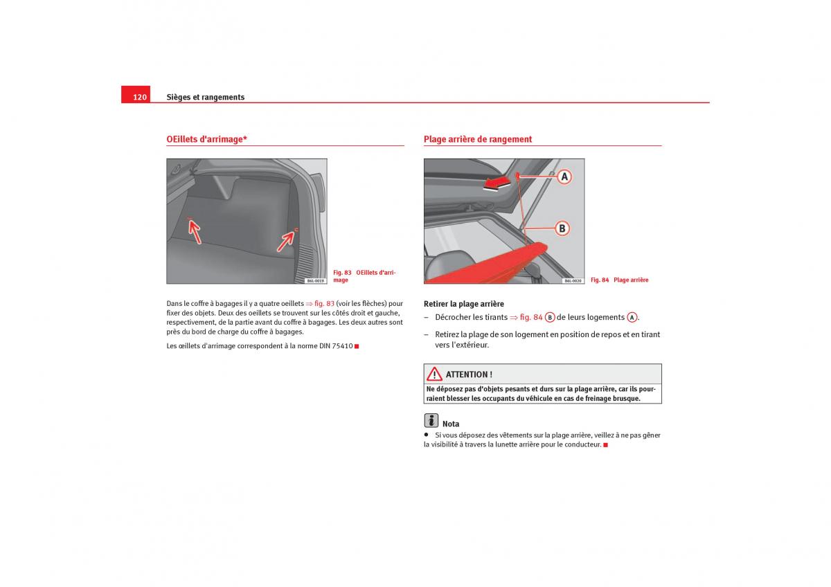 Seat Ibiza III 3 manuel du proprietaire / page 122