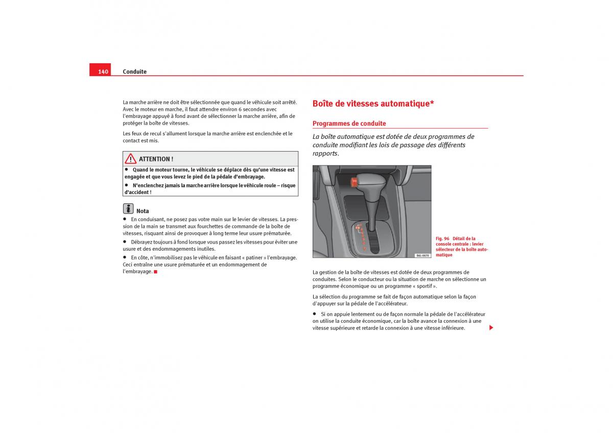 Seat Ibiza III 3 manuel du proprietaire / page 142