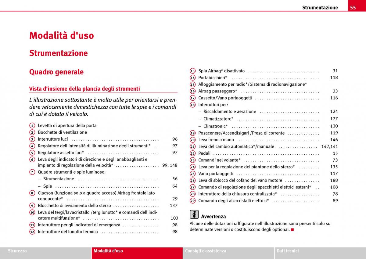 Seat Ibiza III 3 manuale del proprietario / page 57