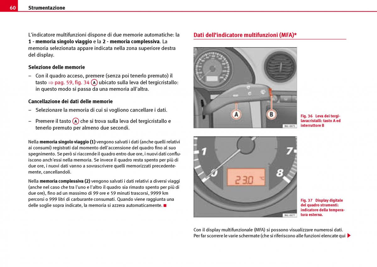 Seat Ibiza III 3 manuale del proprietario / page 62