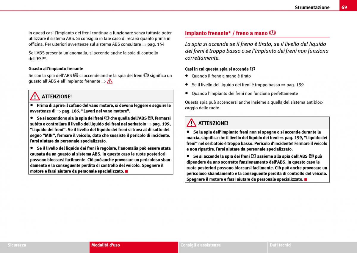 Seat Ibiza III 3 manuale del proprietario / page 71