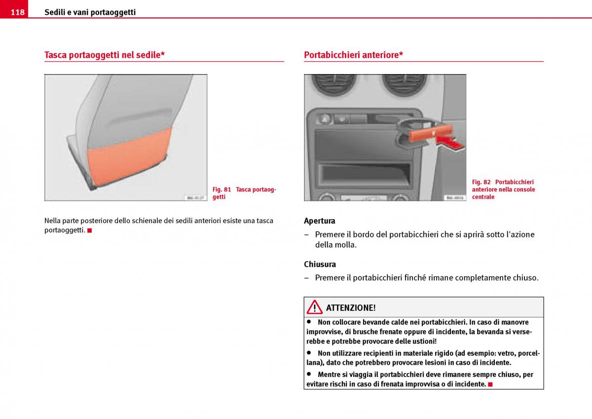 Seat Ibiza III 3 manuale del proprietario / page 120