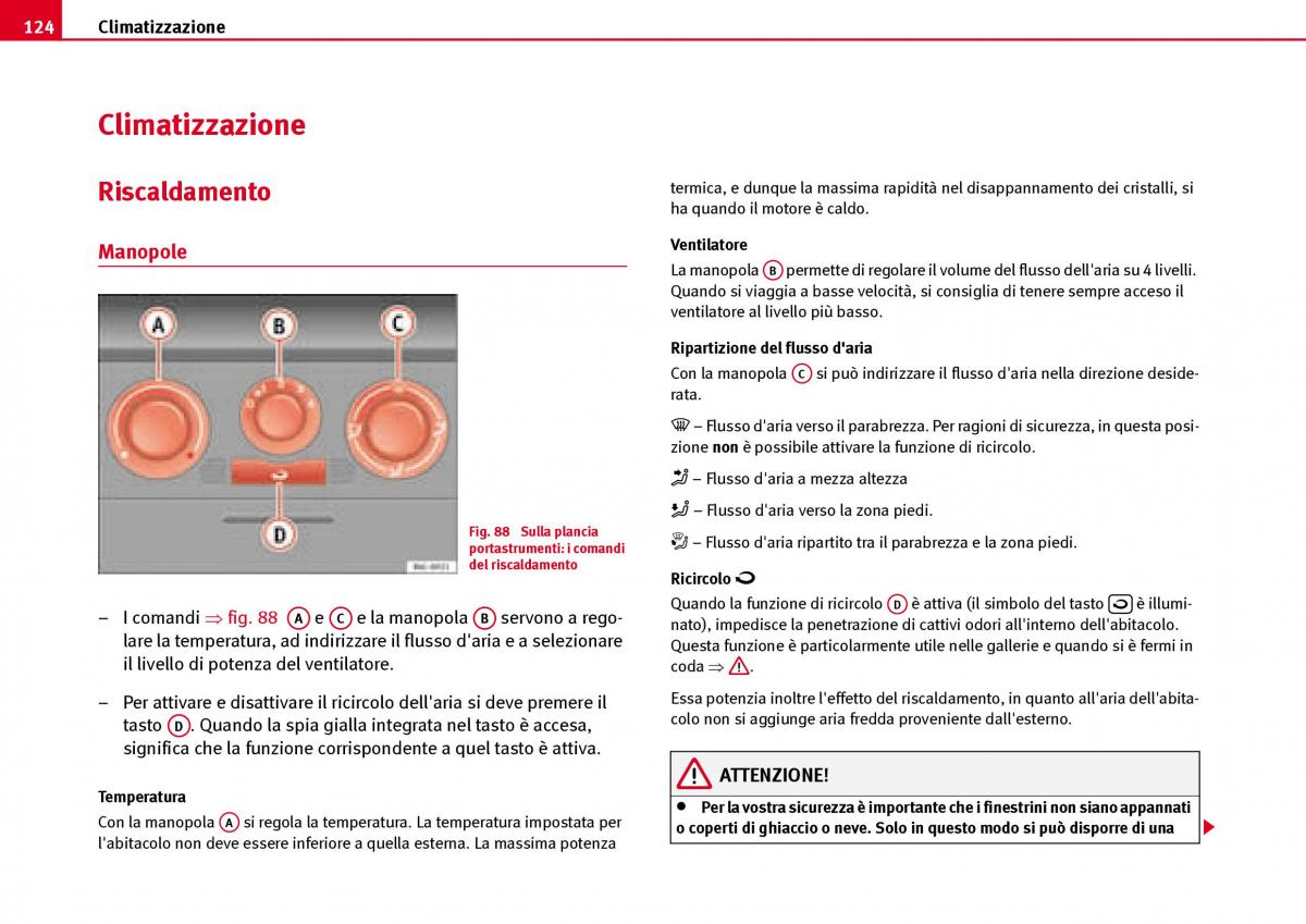 Seat Ibiza III 3 manuale del proprietario / page 126