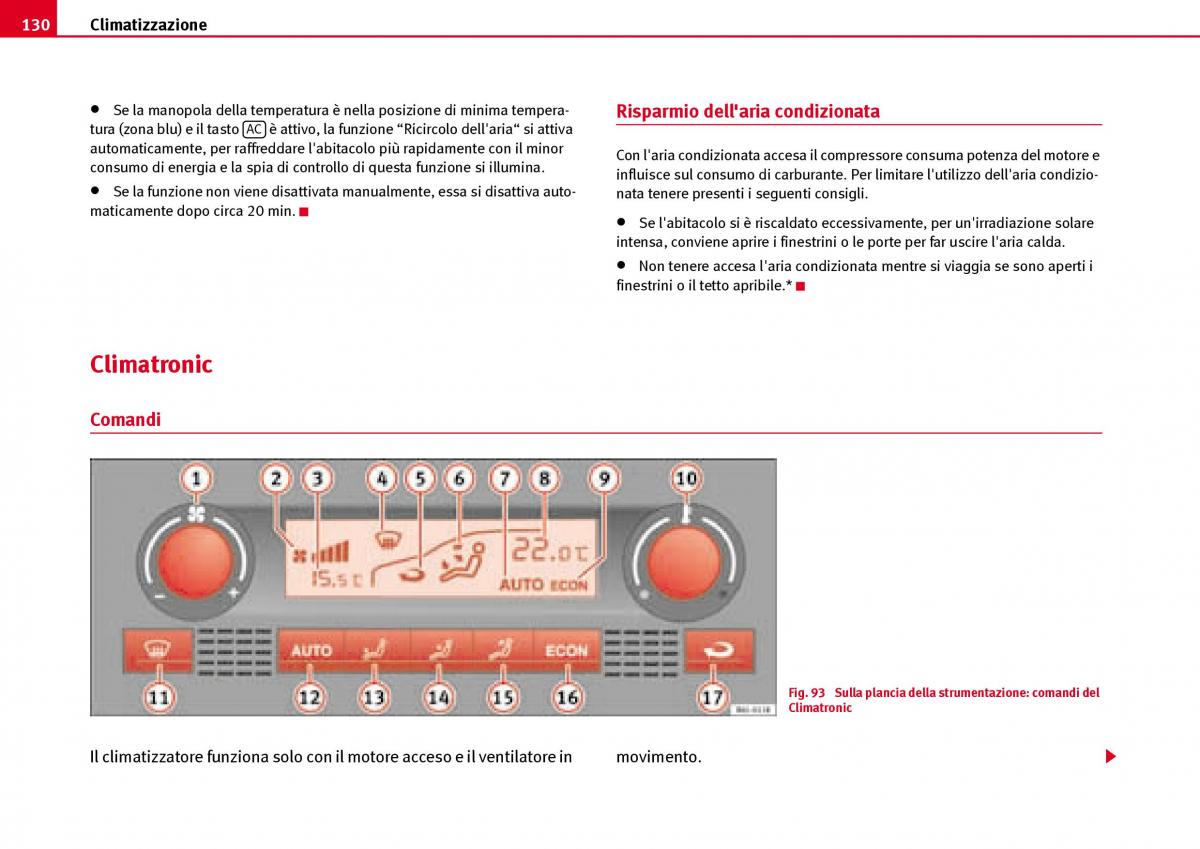 Seat Ibiza III 3 manuale del proprietario / page 132