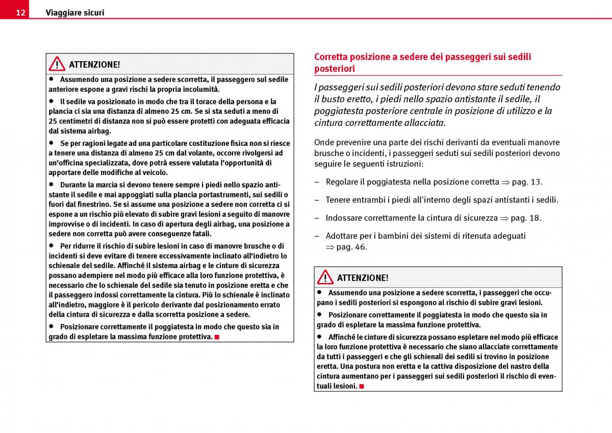 Seat Ibiza III 3 manuale del proprietario / page 14