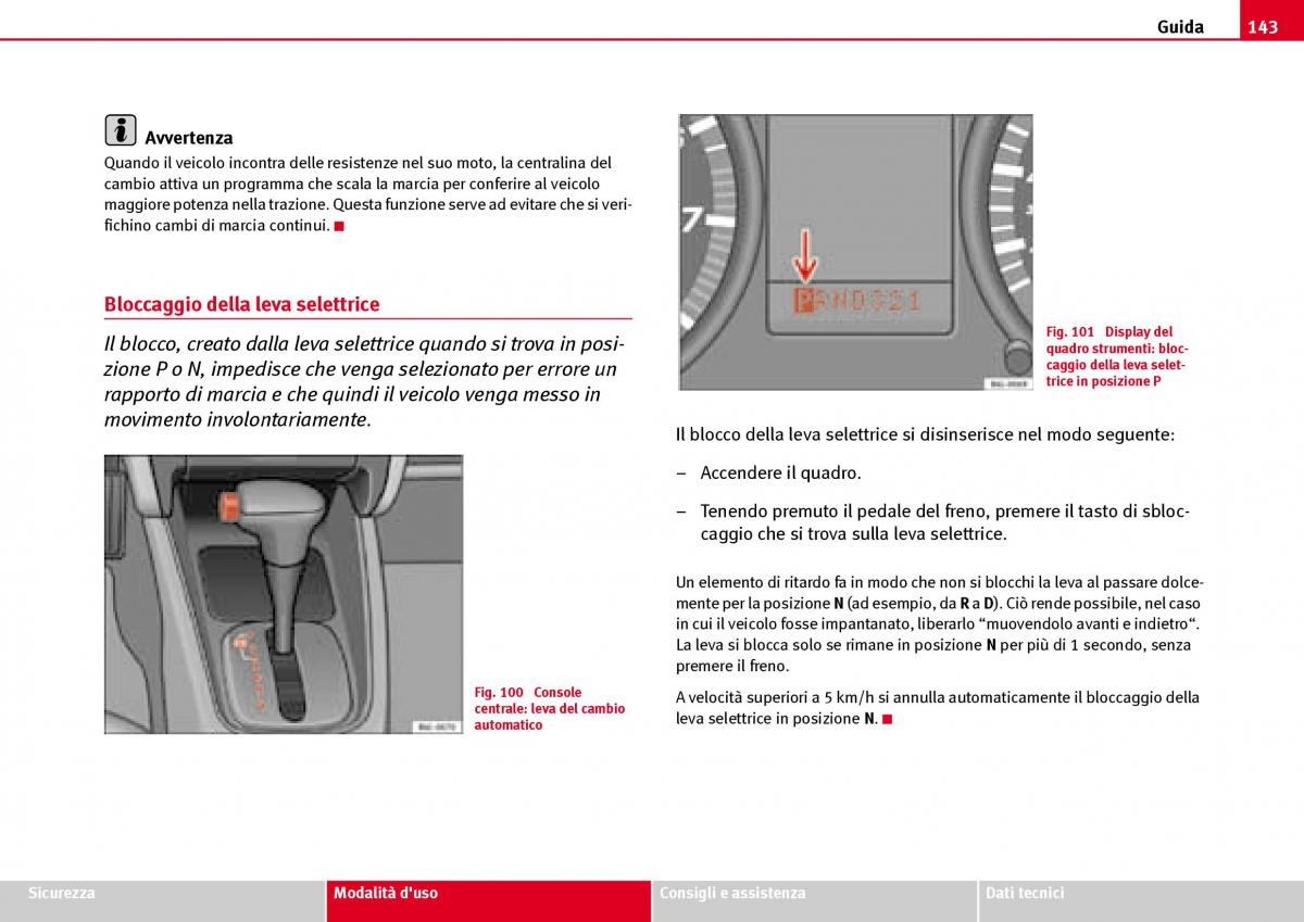 Seat Ibiza III 3 manuale del proprietario / page 145