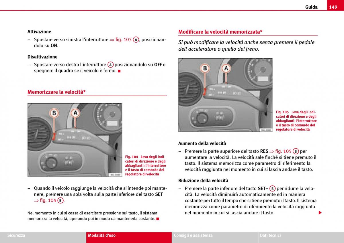 Seat Ibiza III 3 manuale del proprietario / page 151