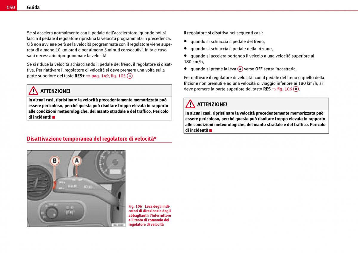 Seat Ibiza III 3 manuale del proprietario / page 152