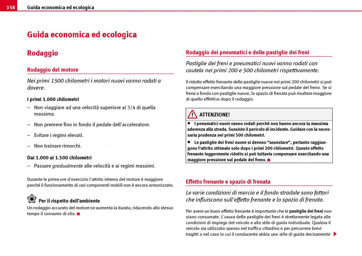 Seat Ibiza III 3 manuale del proprietario / page 160