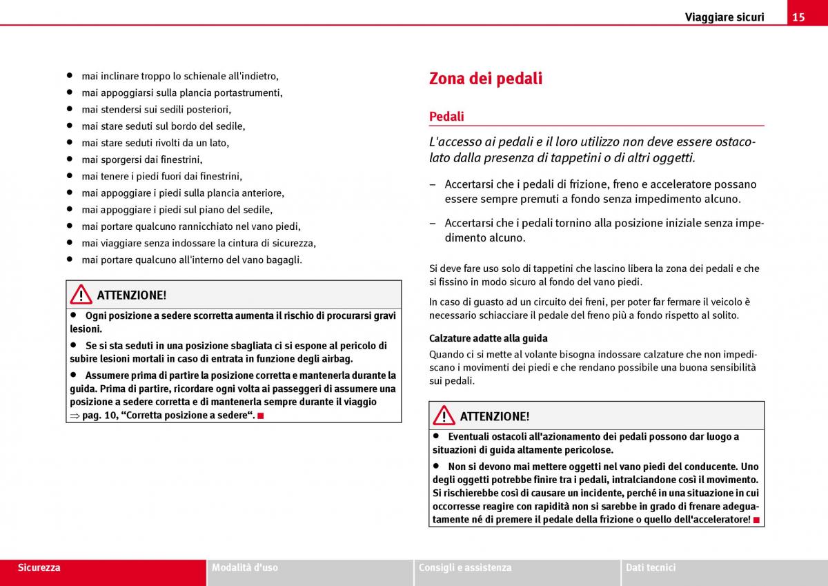 Seat Ibiza III 3 manuale del proprietario / page 17