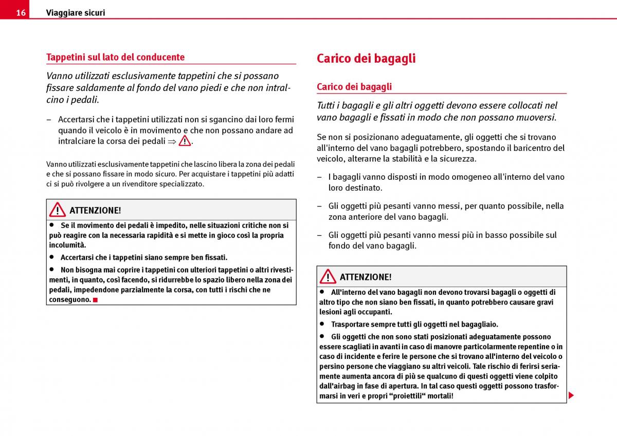 Seat Ibiza III 3 manuale del proprietario / page 18