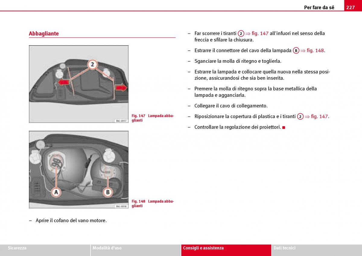 Seat Ibiza III 3 manuale del proprietario / page 229