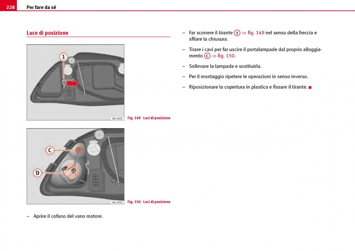 Seat Ibiza III 3 manuale del proprietario / page 230