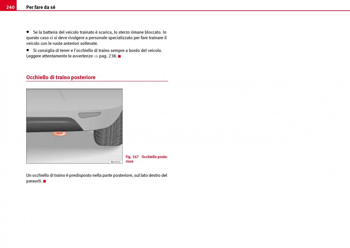 Seat Ibiza III 3 manuale del proprietario / page 242