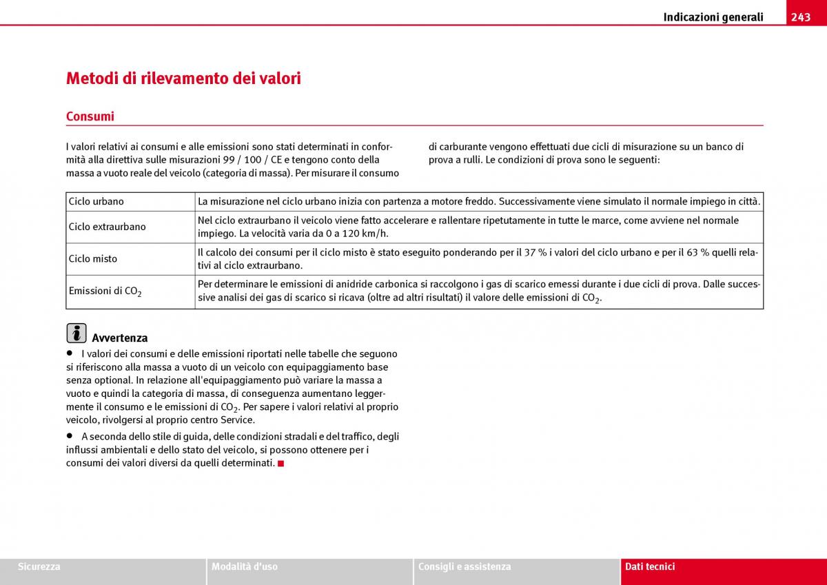 Seat Ibiza III 3 manuale del proprietario / page 245