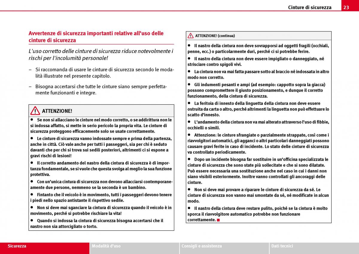 Seat Ibiza III 3 manuale del proprietario / page 25