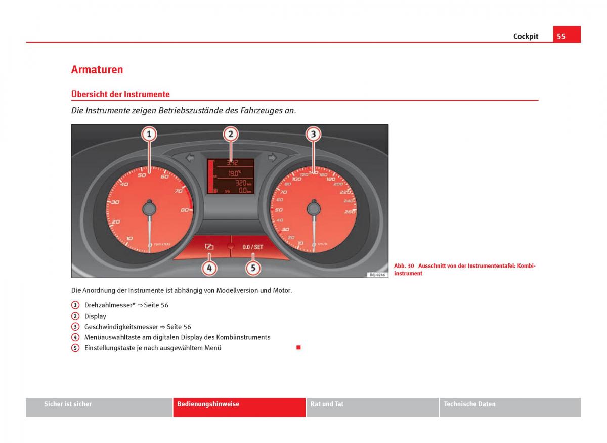 Seat Ibiza IV 4 Handbuch / page 57