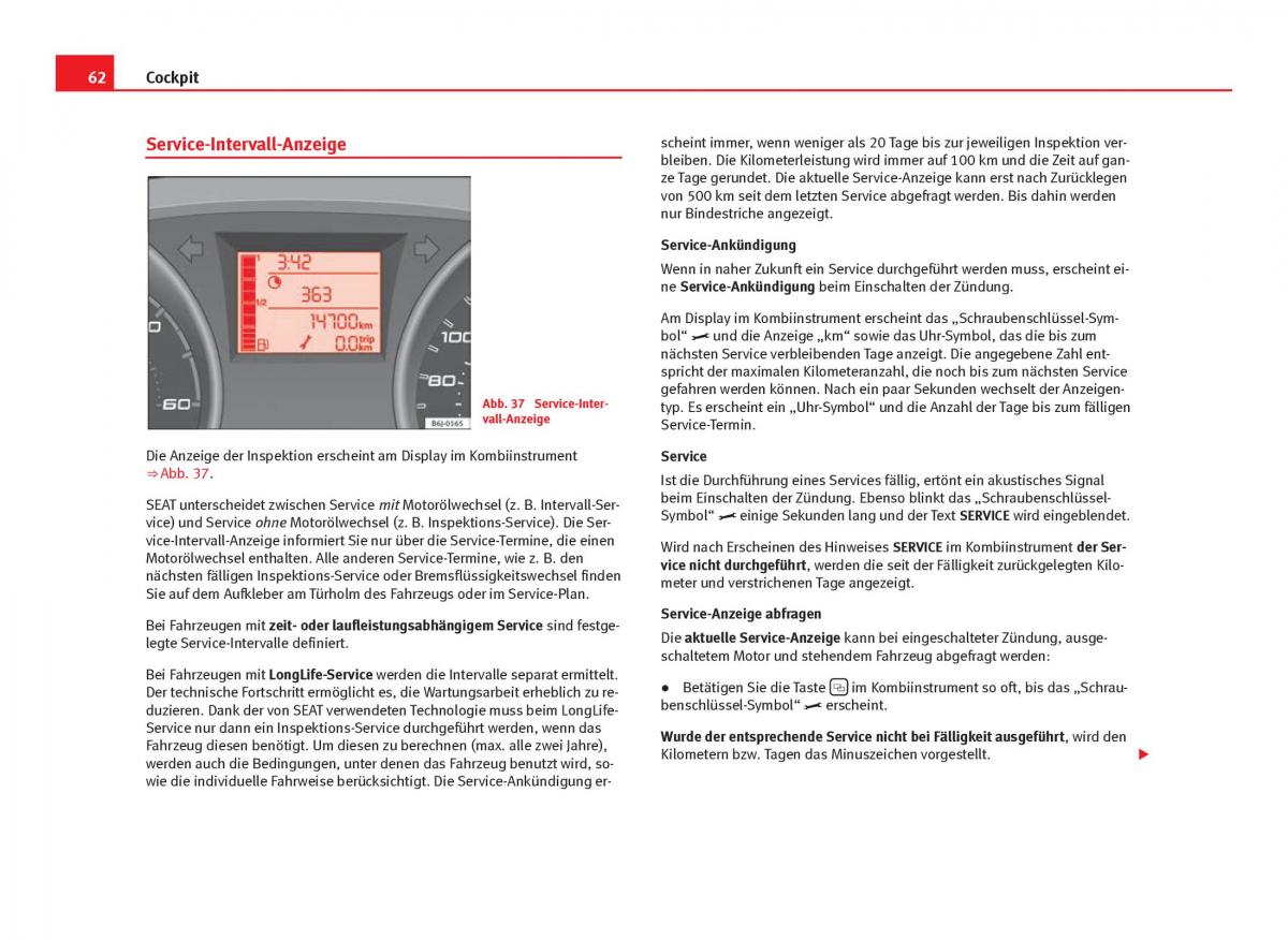 Seat Ibiza IV 4 Handbuch / page 64