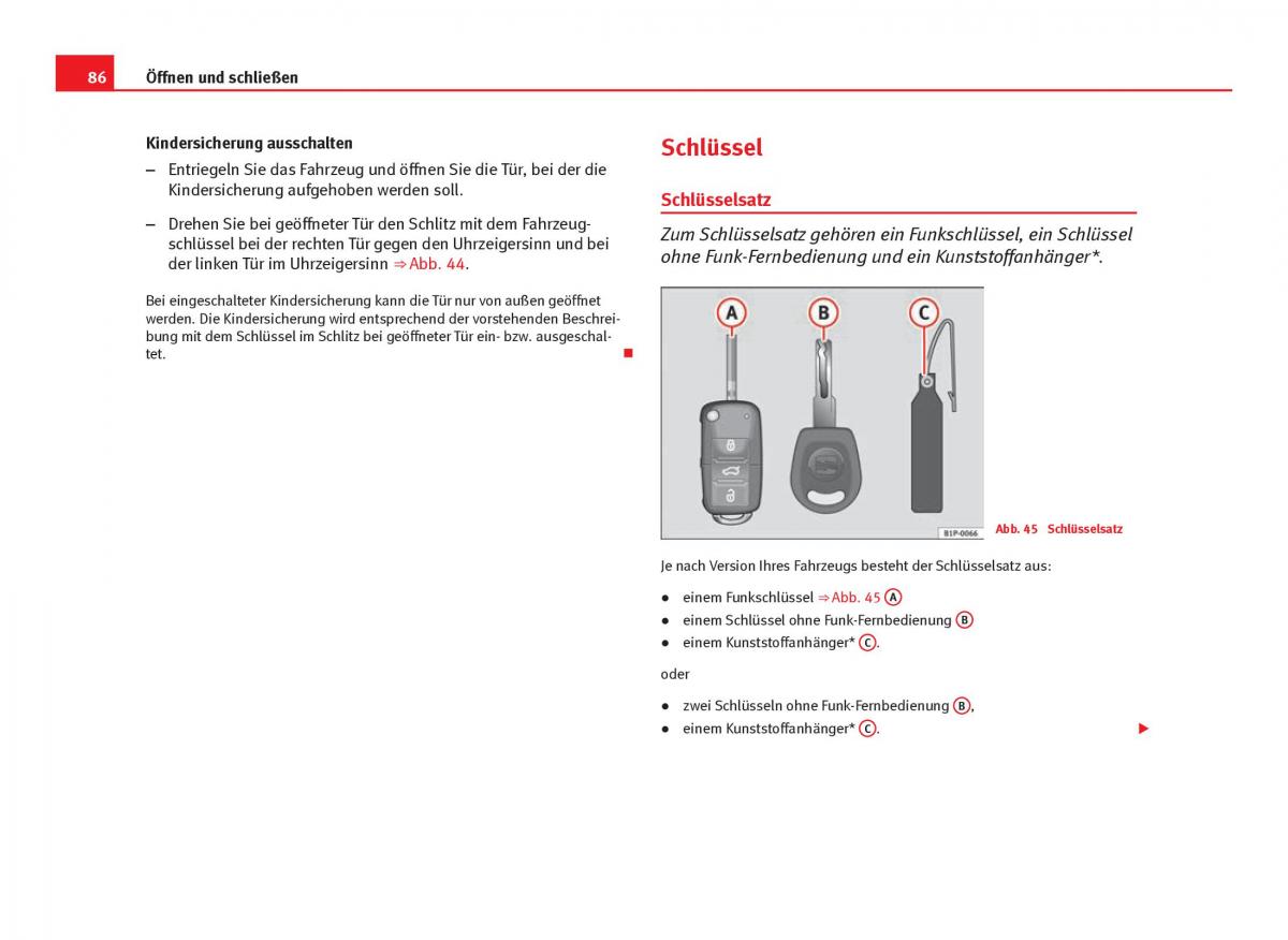 Seat Ibiza IV 4 Handbuch / page 88