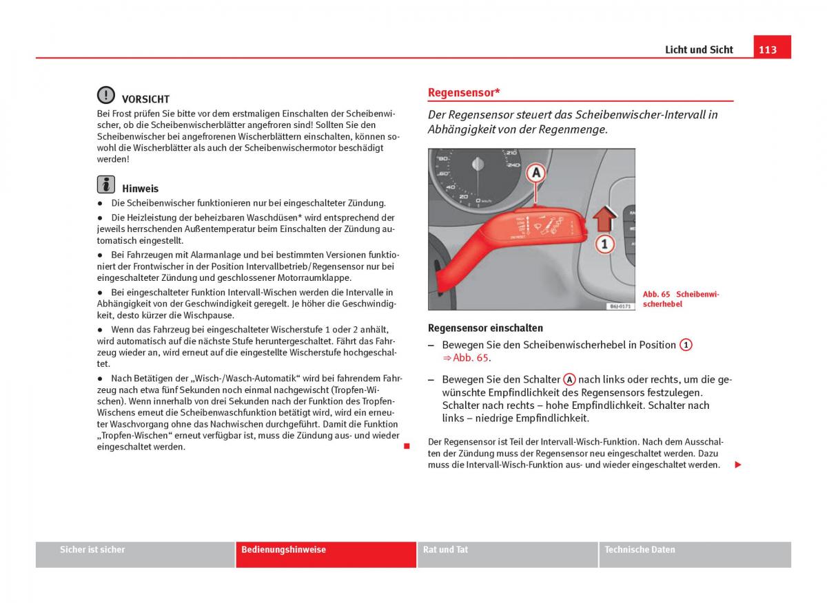 Seat Ibiza IV 4 Handbuch / page 115