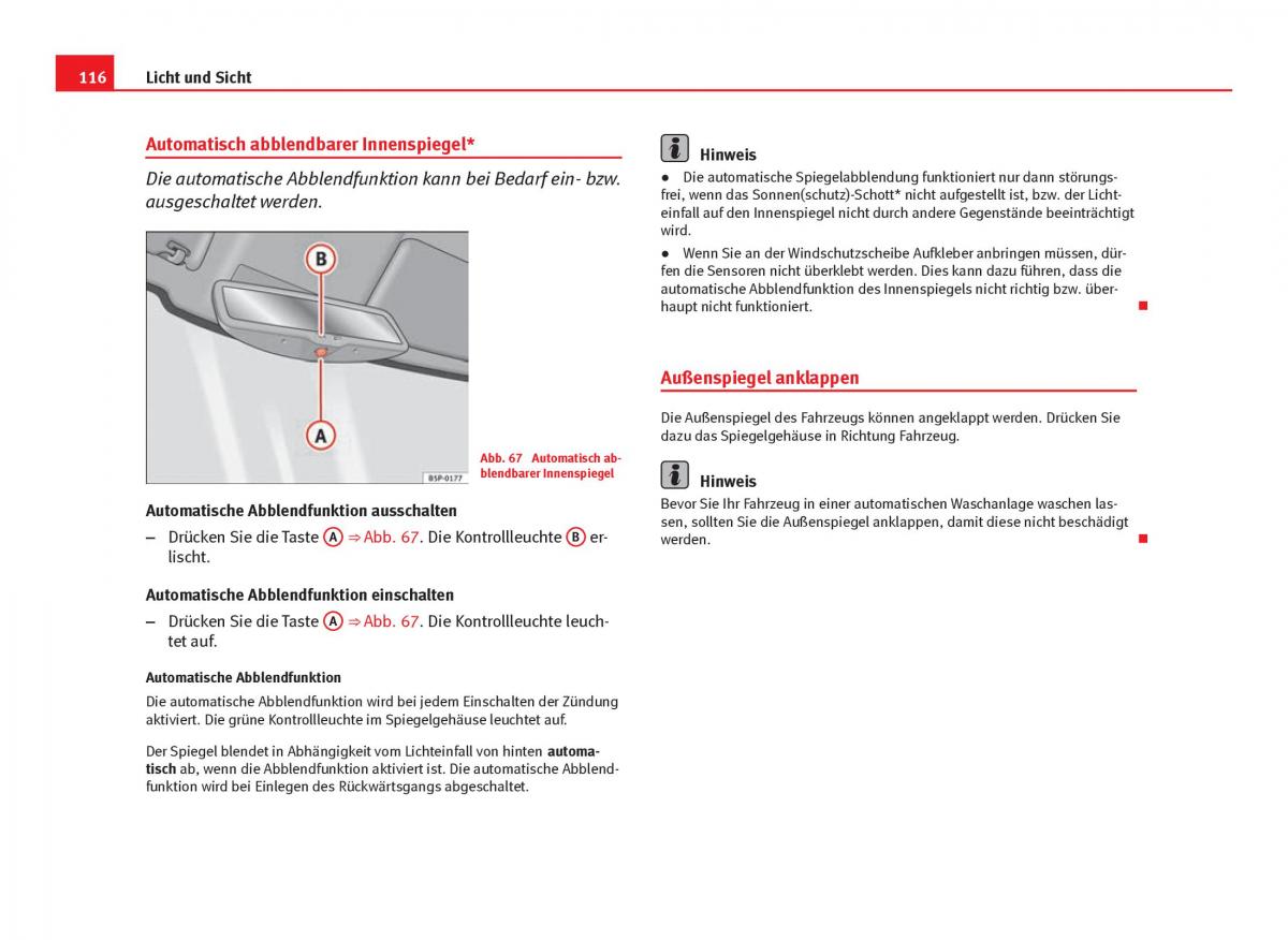 Seat Ibiza IV 4 Handbuch / page 118