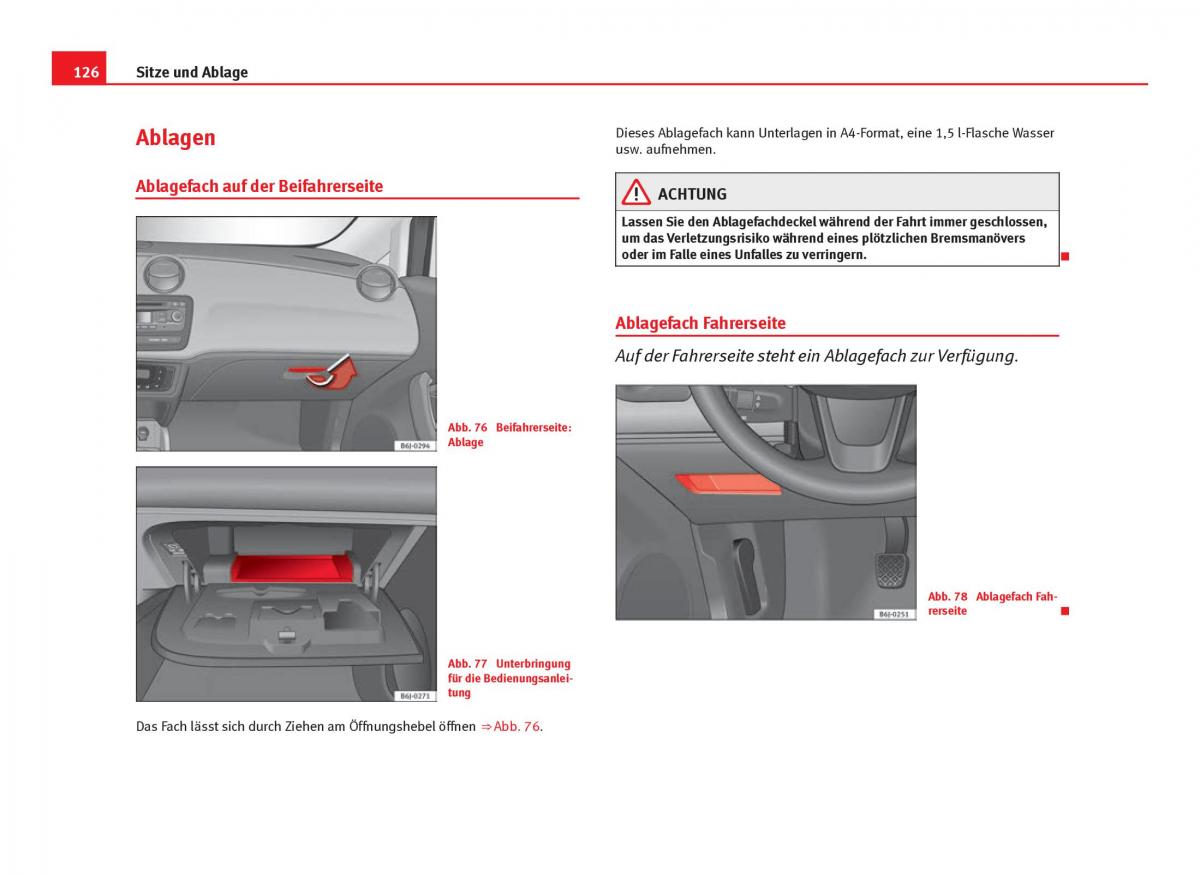 Seat Ibiza IV 4 Handbuch / page 128