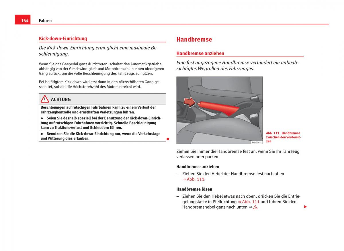 Seat Ibiza IV 4 Handbuch / page 166