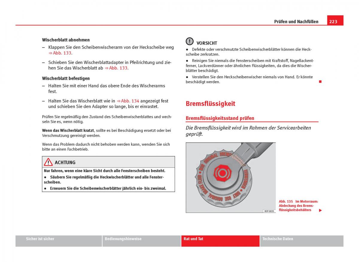 Seat Ibiza IV 4 Handbuch / page 225