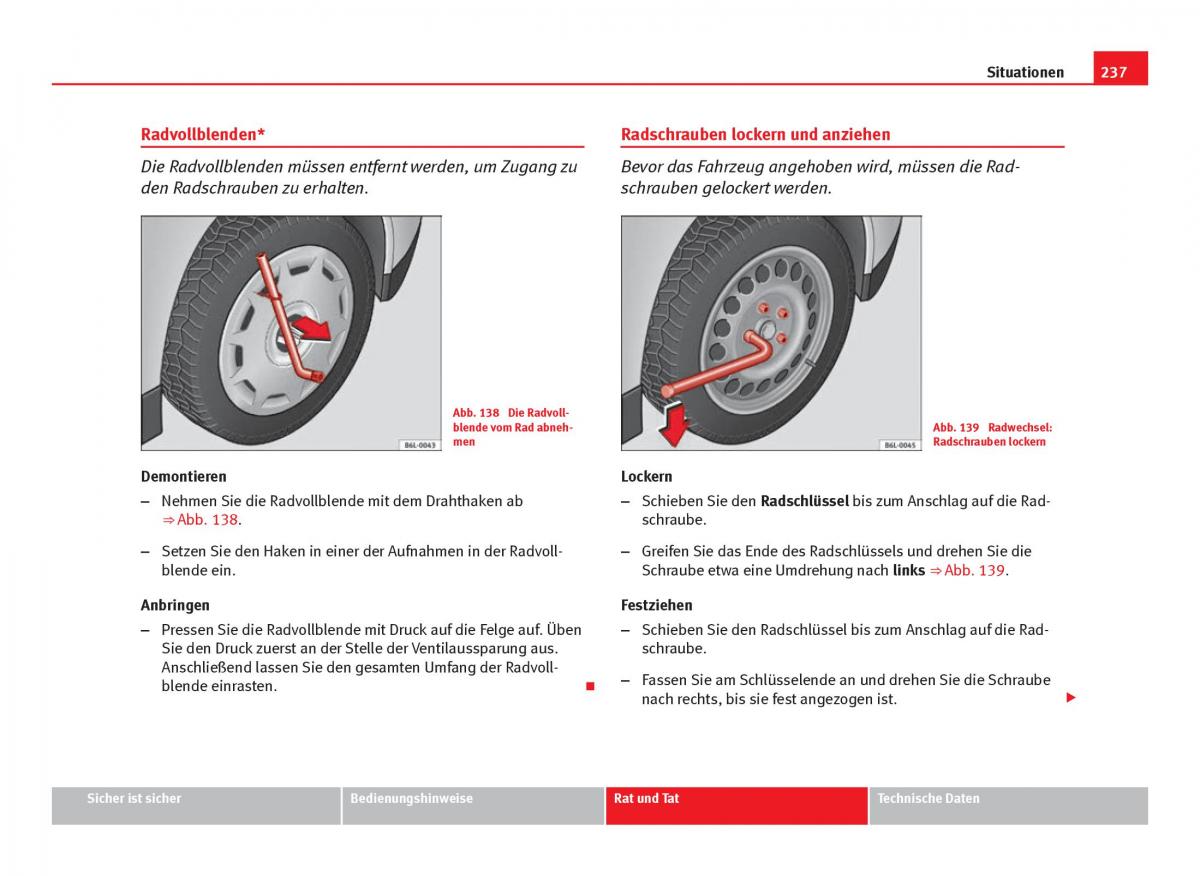 Seat Ibiza IV 4 Handbuch / page 239