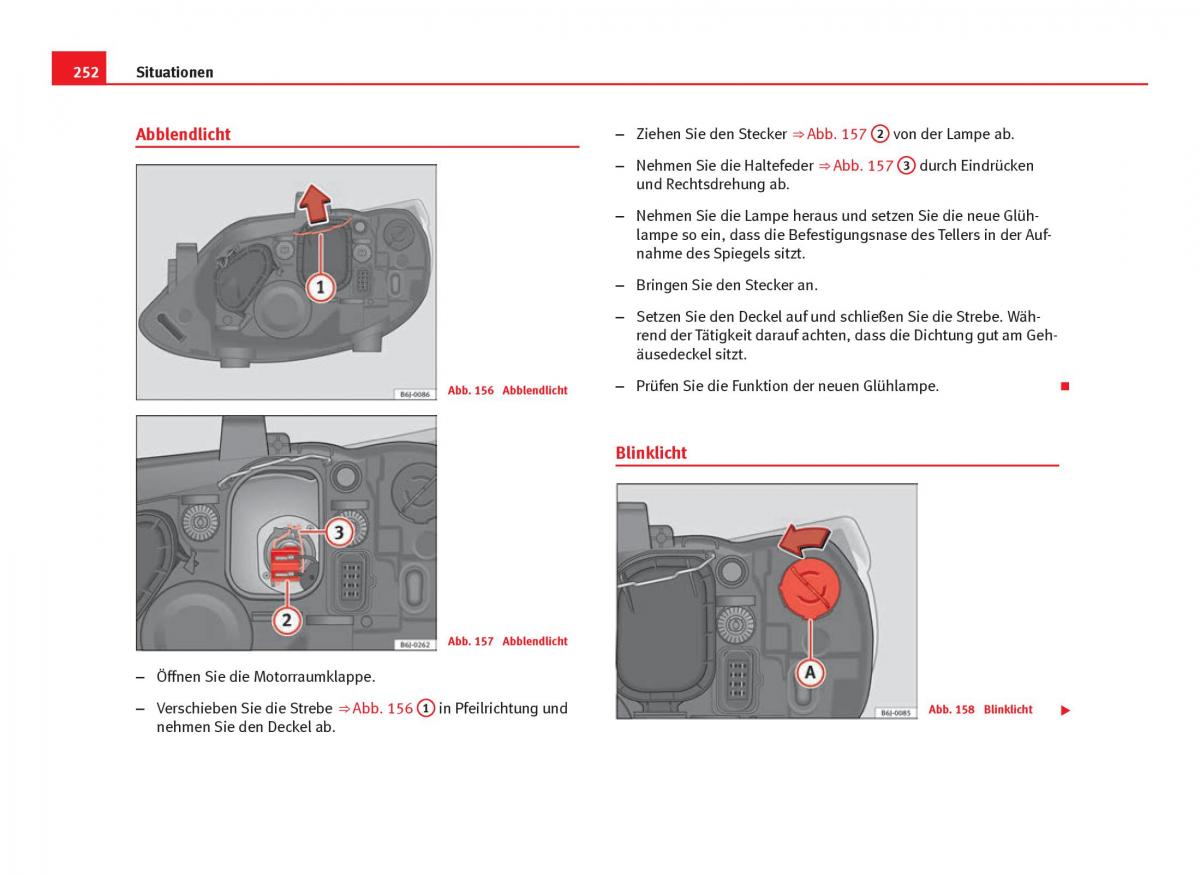 Seat Ibiza IV 4 Handbuch / page 254