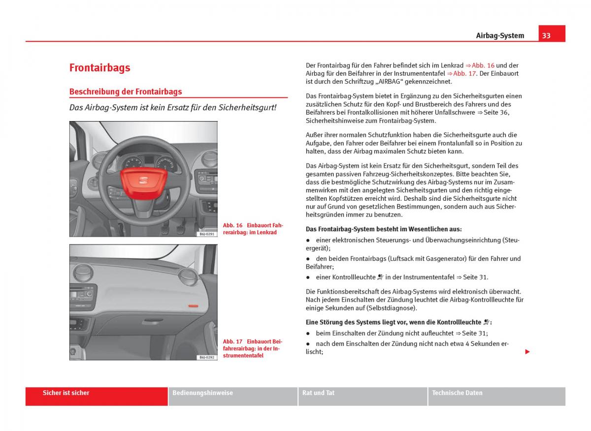 Seat Ibiza IV 4 Handbuch / page 35