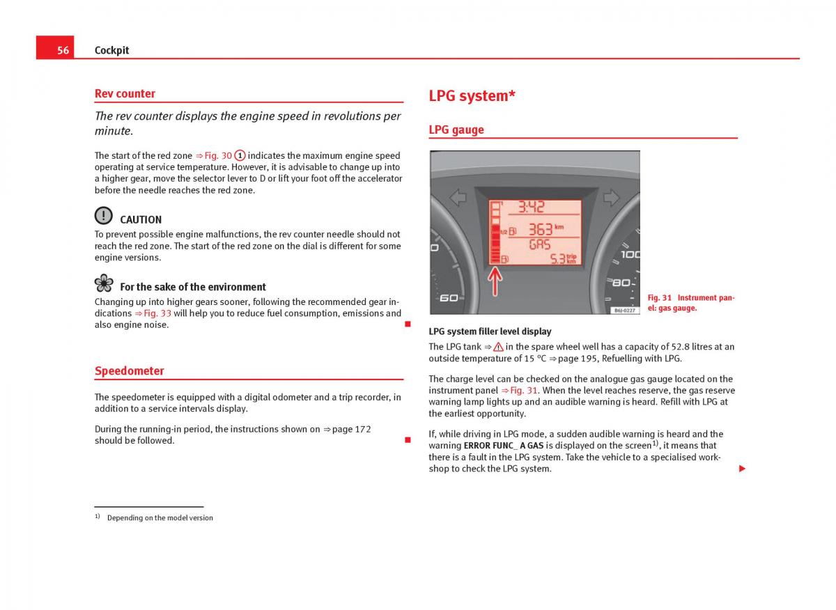 Seat Ibiza IV 4 owners manual / page 58