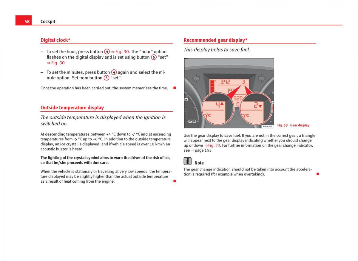 Seat Ibiza IV 4 owners manual / page 60