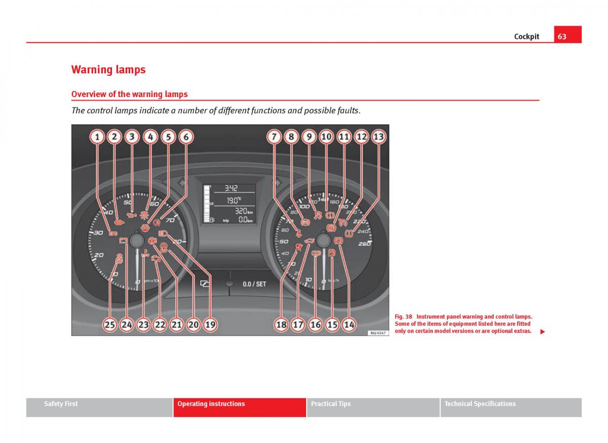 Seat Ibiza IV 4 owners manual / page 65