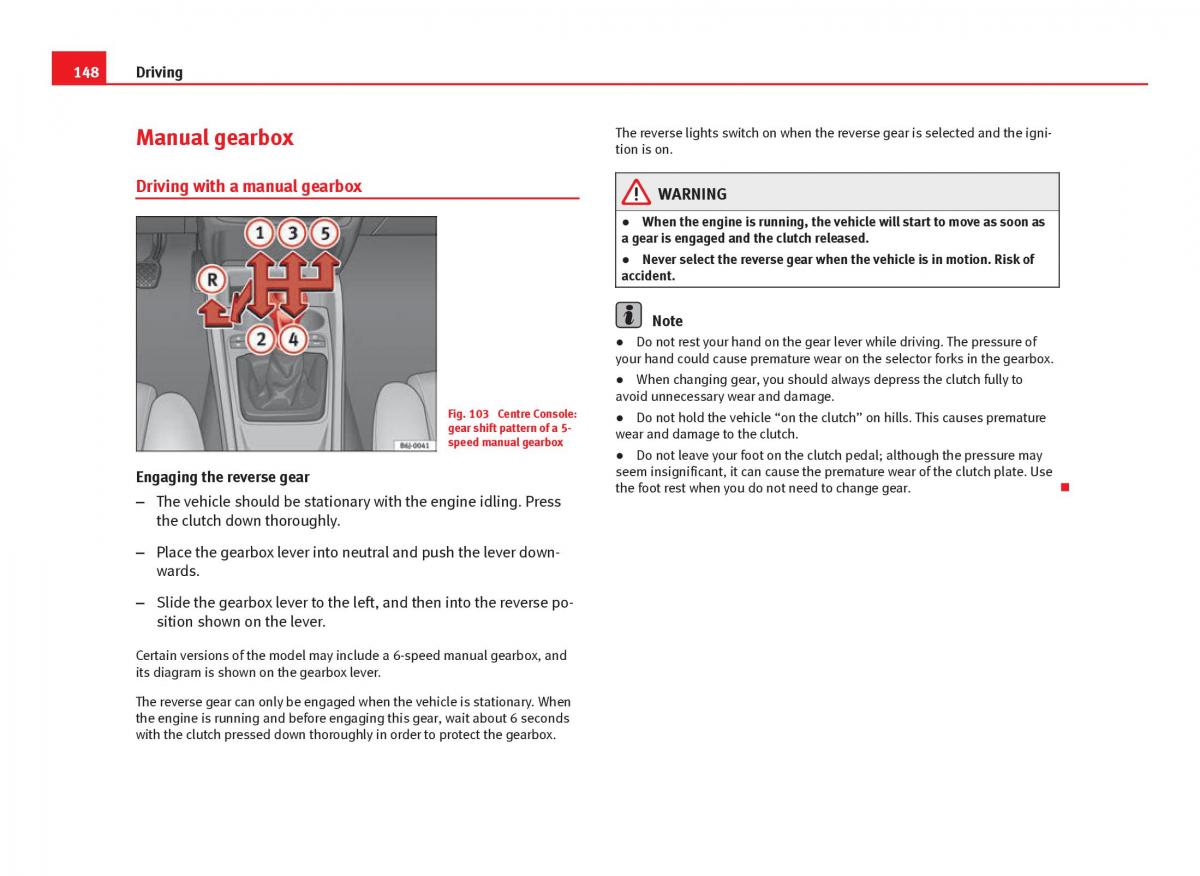 Seat Ibiza IV 4 owners manual / page 150