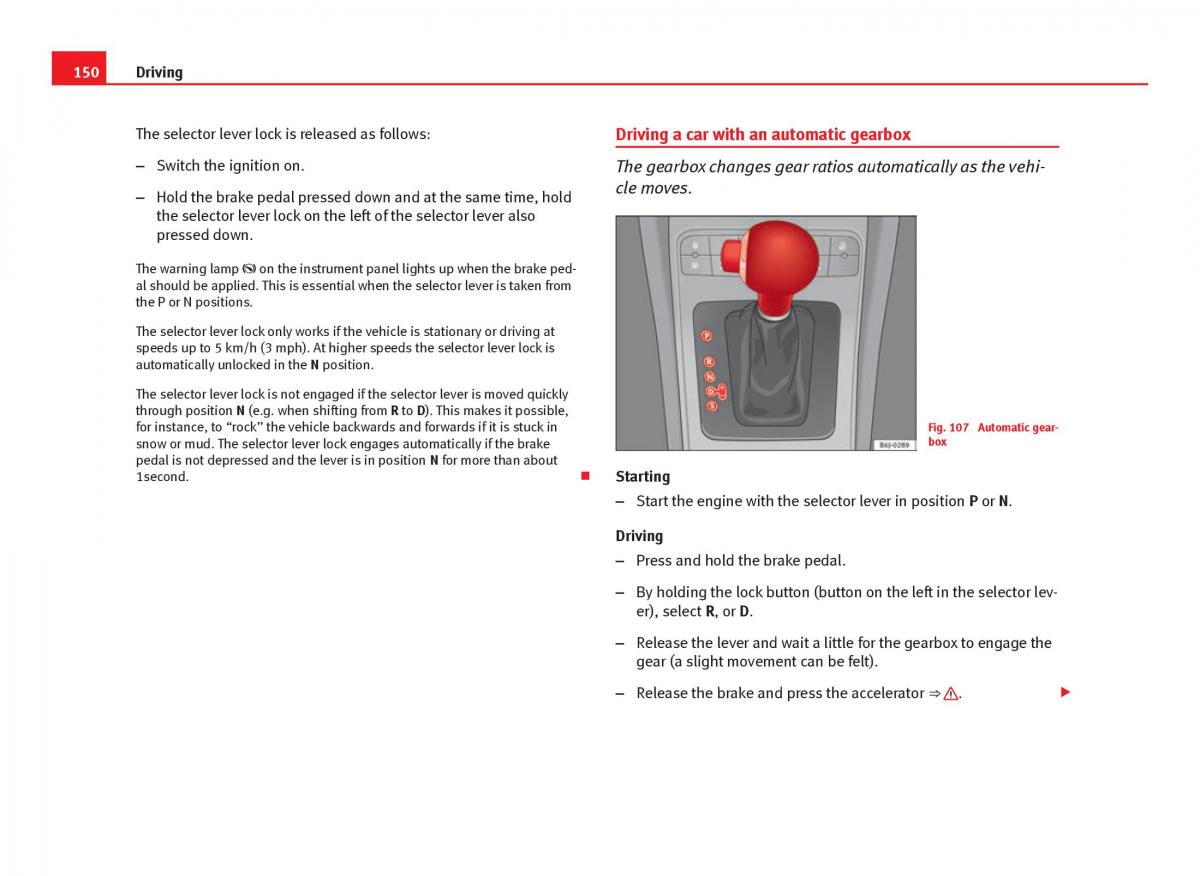 Seat Ibiza IV 4 owners manual / page 152