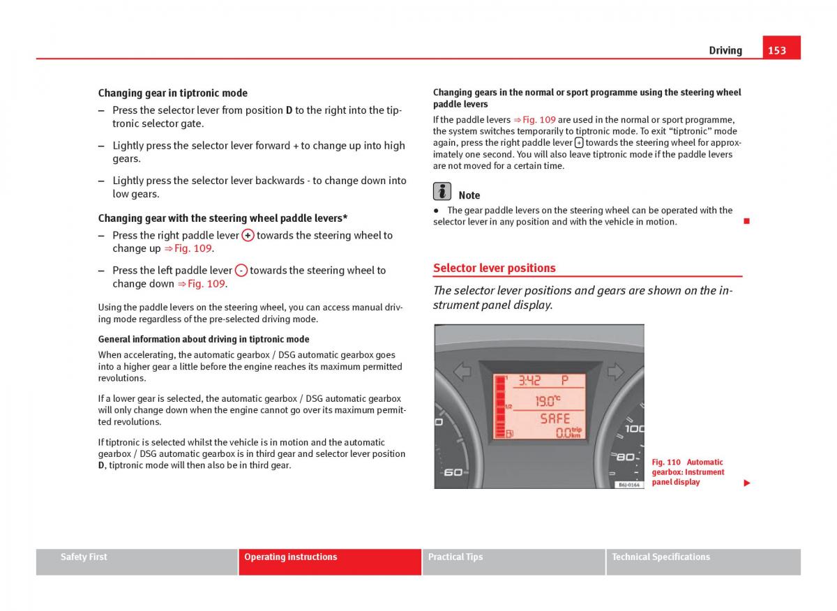 Seat Ibiza IV 4 owners manual / page 155