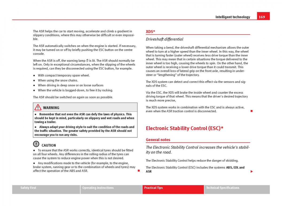 Seat Ibiza IV 4 owners manual / page 171