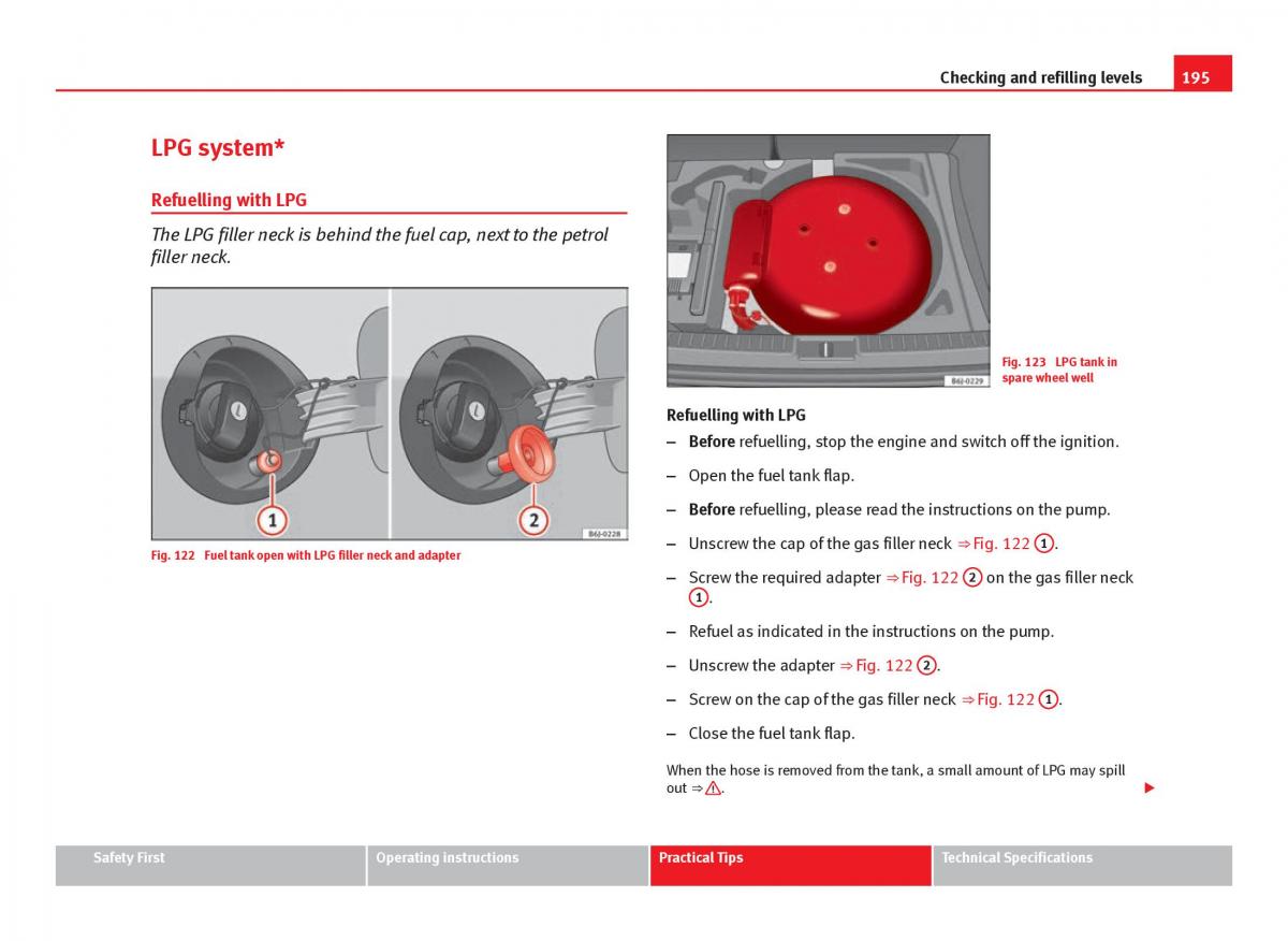 Seat Ibiza IV 4 owners manual / page 197