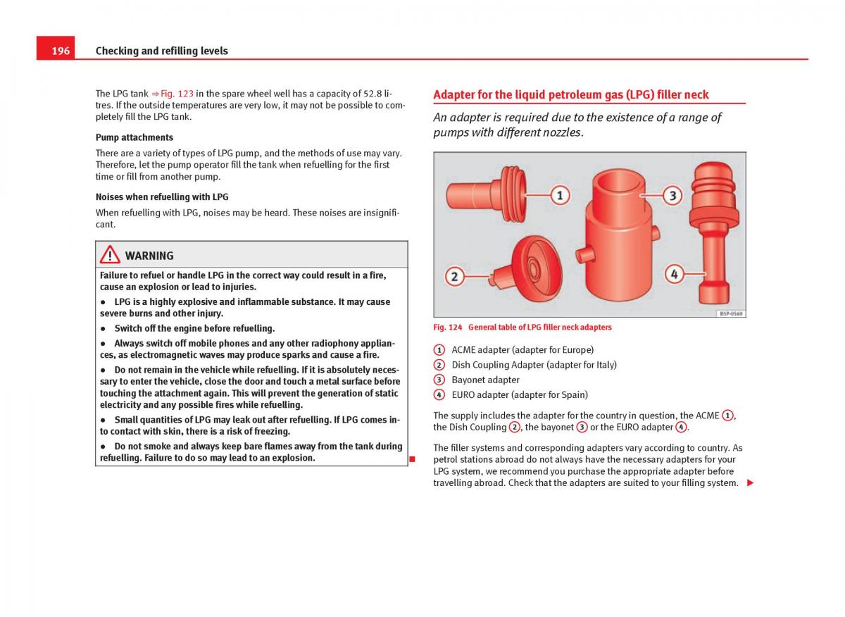 Seat Ibiza IV 4 owners manual / page 198