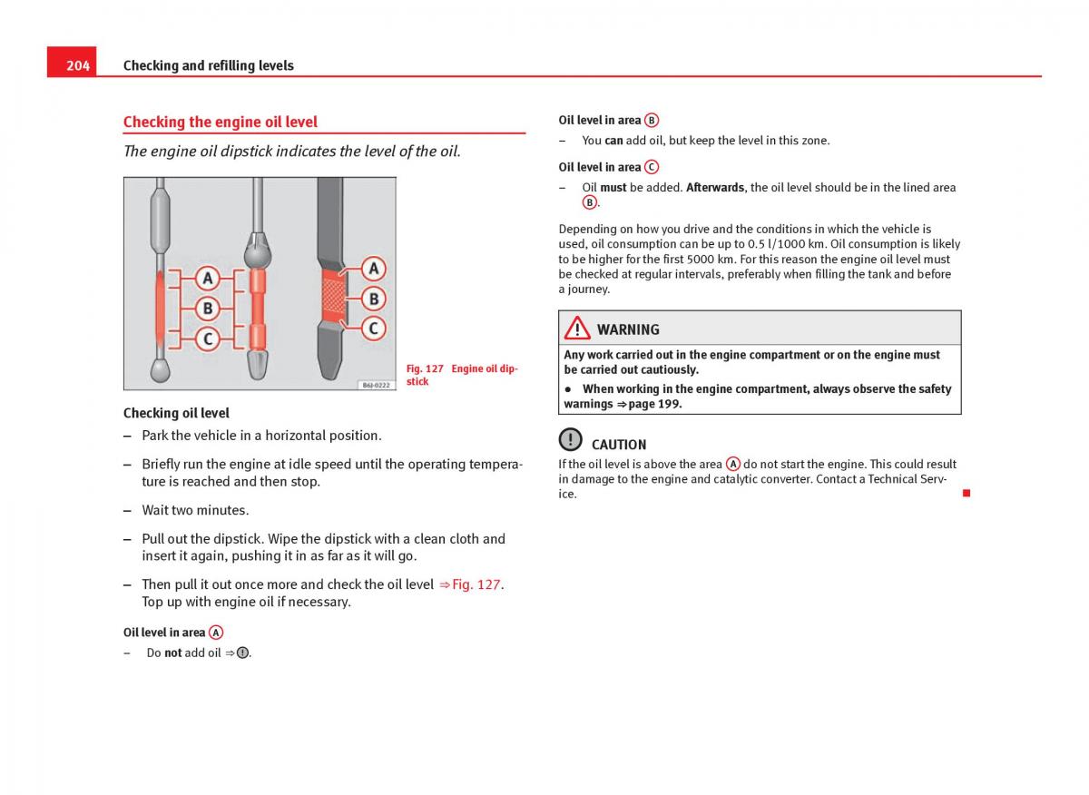 Seat Ibiza IV 4 owners manual / page 206