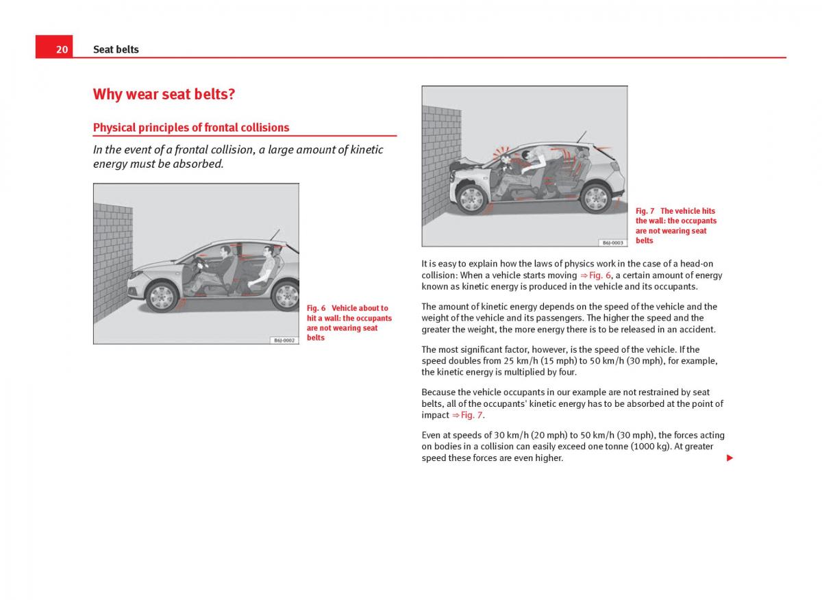 Seat Ibiza IV 4 owners manual / page 22